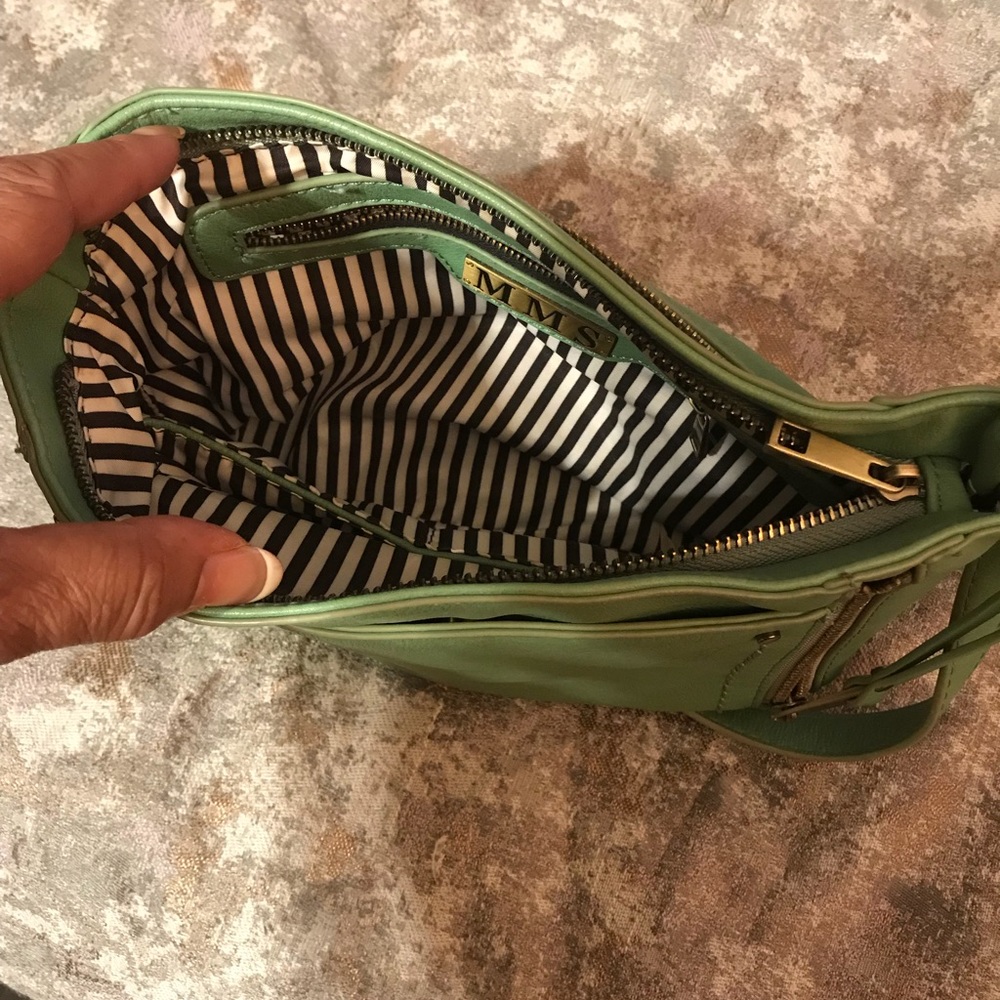 MMS design studio mint green faux leather purse - Picture 8 of 9